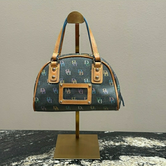 Dooney & Bourke Multicolor Logo Mini Bowler - Picture 2 of 15